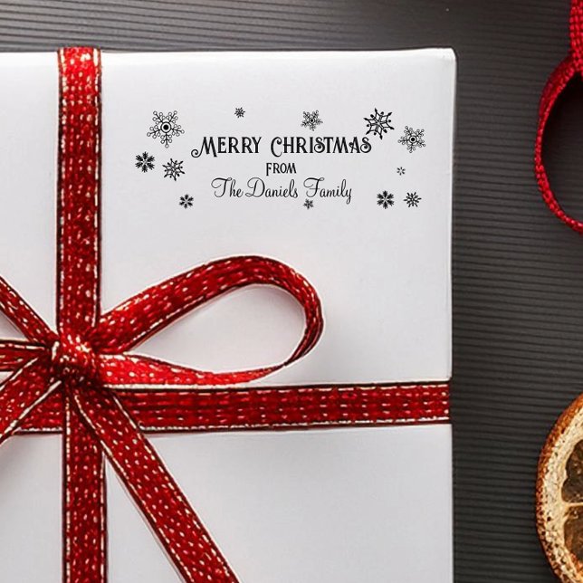 Tampons Encreurs Flocon de neige de Noël personnalisé (Créateur téléchargé)