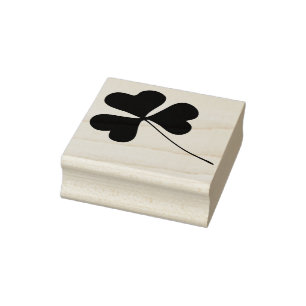 Tampons Encreurs Floral Shamrock irlandais vert - longue tige