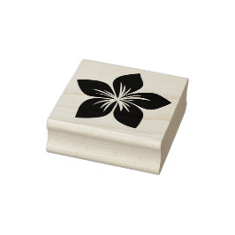 Tampons Encreurs Frangipani tropical ou Plumeria Flower Hawaii