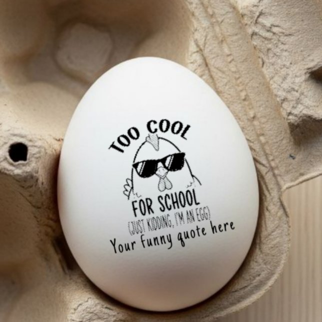 Tampons Encreurs  Funny personalized egg stamp, funny custom fresh  (Créateur téléchargé)
