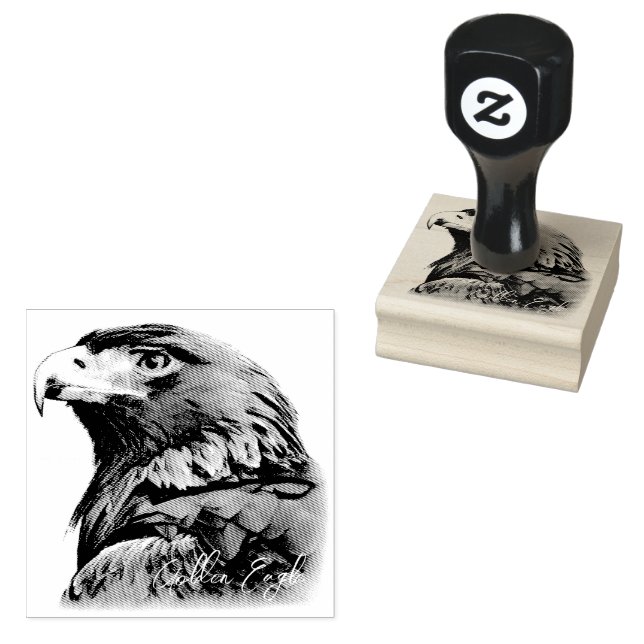 Tampons Encreurs Golden Eagle ラバースタンプ (Tamponné)