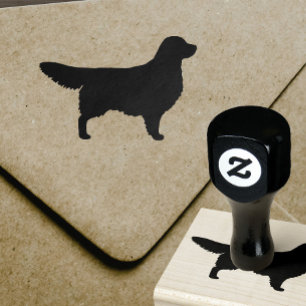 Tampons Encreurs Golden Retriever Chien race Silhouette