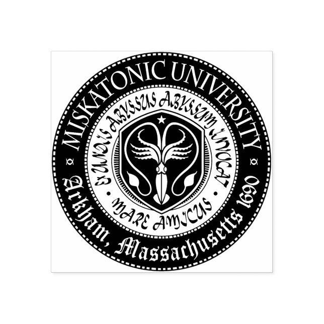 Tampons Encreurs Grand Sceau de l'Université Miskatonic - Timbre de (Impression)