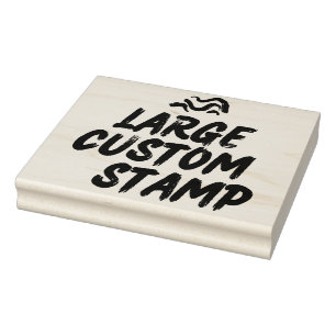 Tampons Encreurs Grand timbre de logo personnalisé