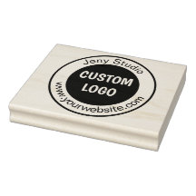 Grand Timbre En Caoutchouc Logo Personnalisé, Pour