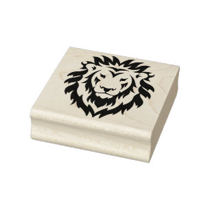Tampons Encreurs Gros clignotement simple du visage de lion