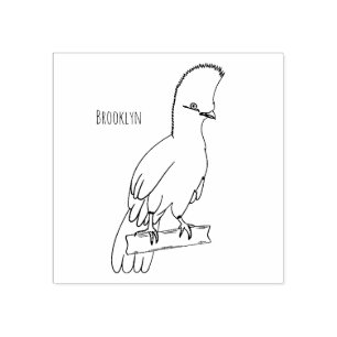 Tampons Encreurs Guinée turaco bird cartoon