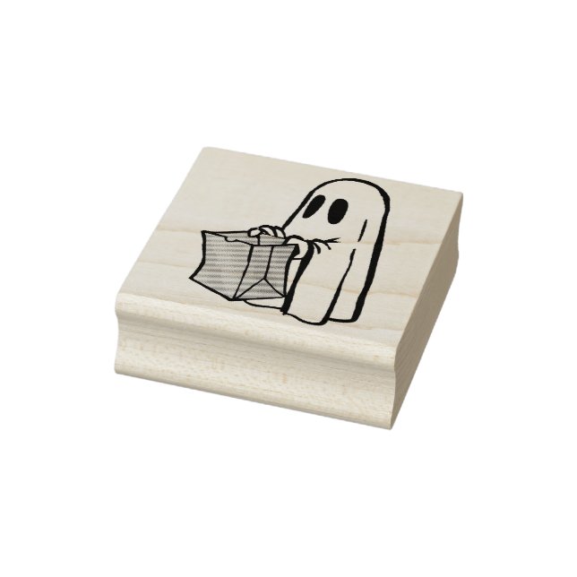 Tampons Encreurs Halloween tricher ou traiter le fantôme (Tampon)