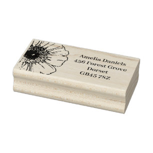 Tampons Encreurs Happy Daisy Étiquette de adresse