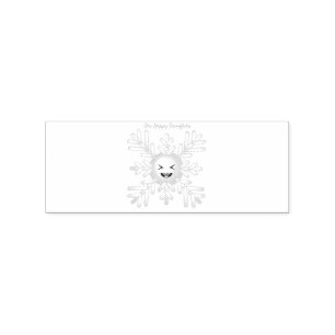 Tampons Encreurs Happy Snowflake Emoticon Thunder_Cove 