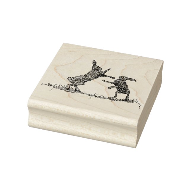 Tampons Encreurs Hares de boxe (Tampon)