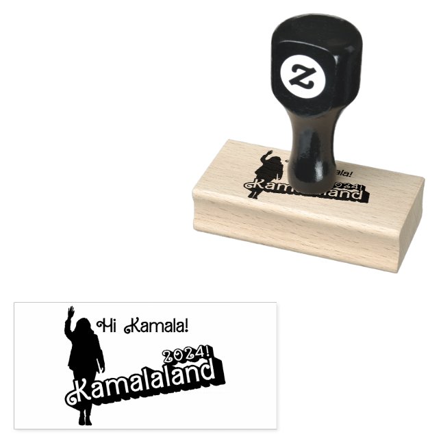 Tampons Encreurs "Hi Kamala" - Timbre (balise B) (Tamponné)