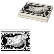 Hibou avec ornements
