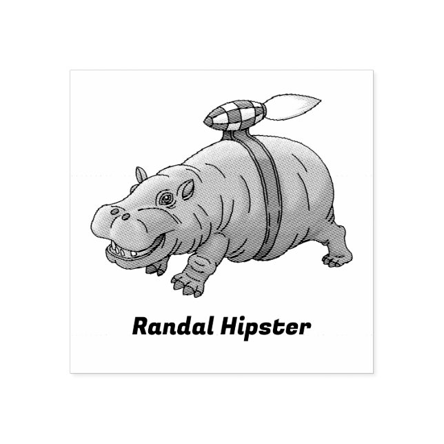 Tampons Encreurs Hippo de fusée (Impression)
