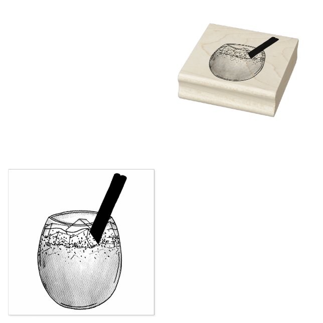 Tampons Encreurs Horchata Orxata Mexican Spanish Beverage Drink (Tamponné)