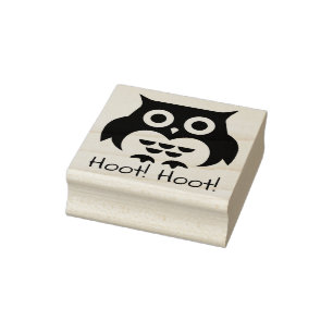 Tampons Encreurs Huée mignonne de hibou ! Huée !