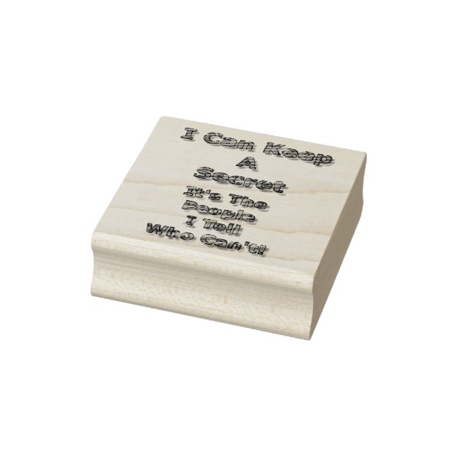 Tampons Encreurs I Can Keep A Secret (Tampon)