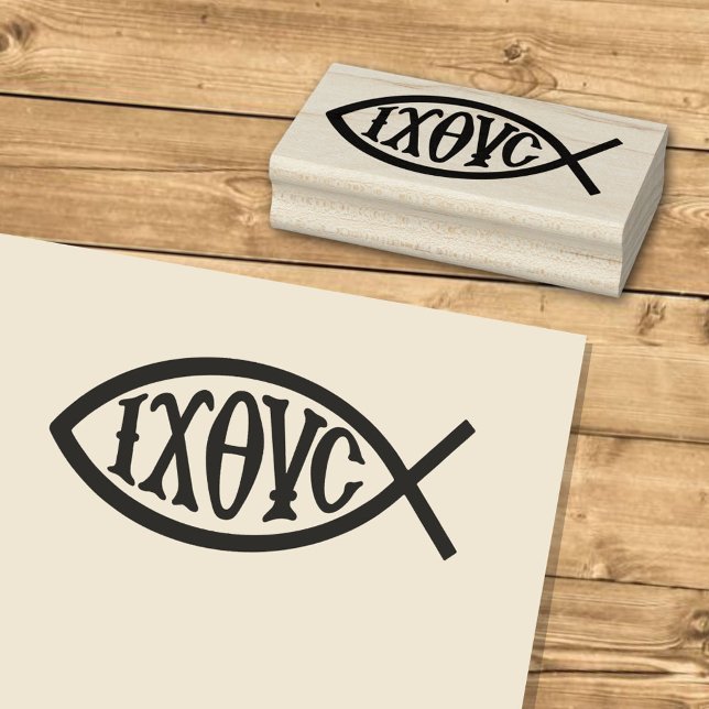 Tampons Encreurs Ichthys Christian Symbol (Créateur téléchargé)