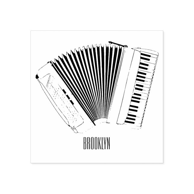 Tampons Encreurs Illustration d'accordion (Impression)