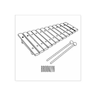 Tampons Encreurs Illustration de bande dessinée en Xylophone