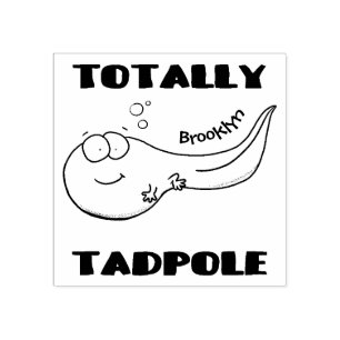 Tampons Encreurs Illustration de cartoon de têtard mignon et amusan