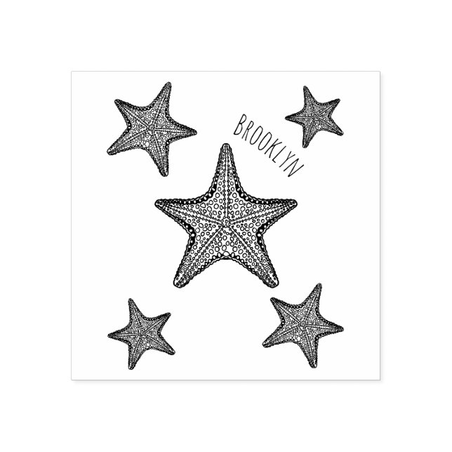 Tampons Encreurs Illustration de dessin de Starfish (Impression)