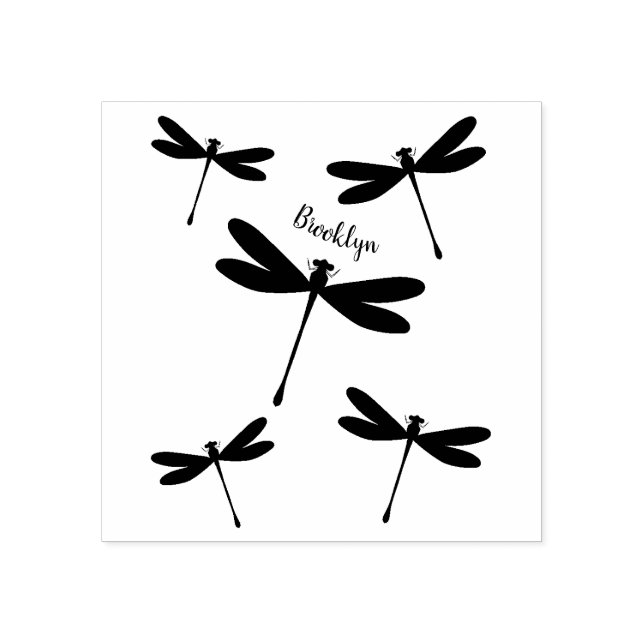 Tampons Encreurs Illustration de dragonfly (Impression)