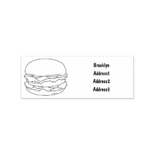Tampons Encreurs Illustration de Hamburger