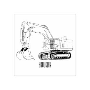 Tampons Encreurs Illustration de la pelle Crawler