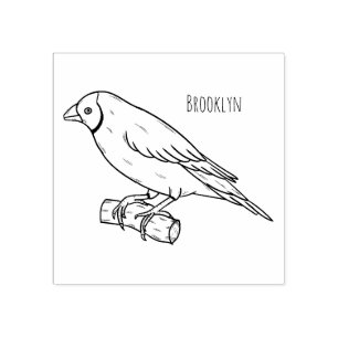 Tampons Encreurs Illustration de l'oiseau de taille gouldienne