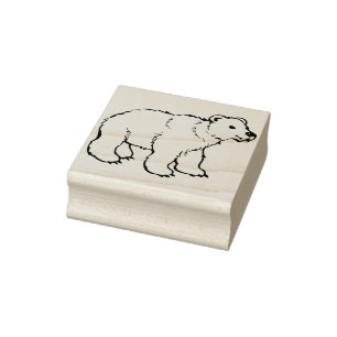 Tampons Encreurs illustration de l'ours polaire bébé