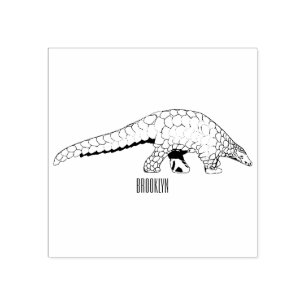 Tampons Encreurs Illustration de Pangolin