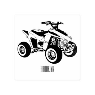 Tampons Encreurs Illustration de Quad bike atv