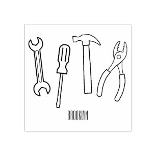Tampons Encreurs Illustration des outils de menuiserie