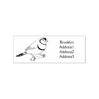 Illustration d'oiseau à deux barreaux