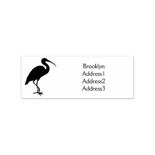 Tampons Encreurs Illustration d'oiseau Scarlet ibis