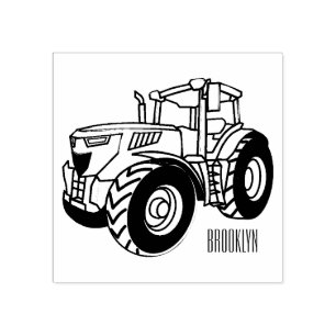 Tampons Encreurs Illustration du tracteur