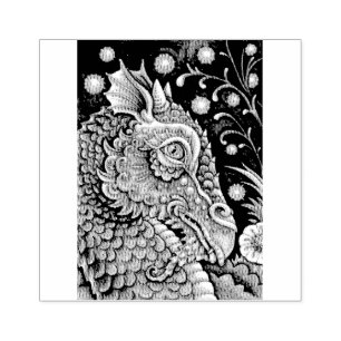 TAMPONS ENCREURS IMAGINAIRE DRAGON MÉDIÉVAL, GOTHIQUE, PORTRAIT, ÉC