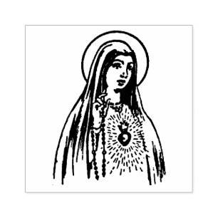 Tampons Encreurs Immaculé Coeur Vierge Marie Catholique Religieux