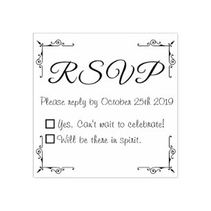 Tampons Encreurs Invitations faites sur commande de mariage du