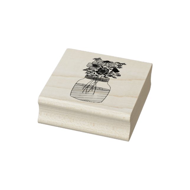Tampons Encreurs Jarre de fleurs (Tampon)