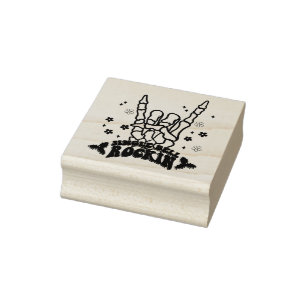 Tampons Encreurs Jingle Bell Rockin Skeleton Timbre main