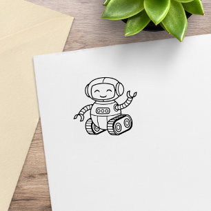 Tampons Encreurs Joli robot jouet 1x1