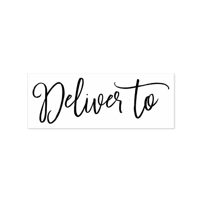 Tampons Encreurs Joli Script Offre Au Timbre En Caoutchouc (Impression)