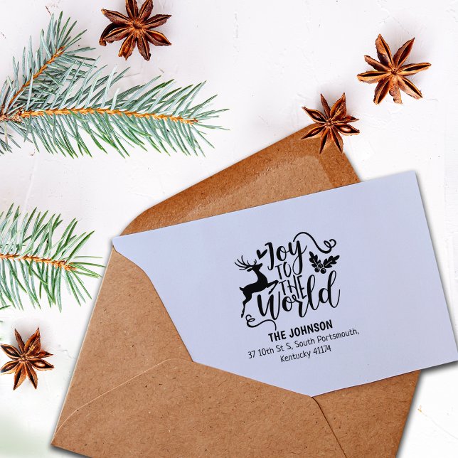 Tampons Encreurs Joy to the World, Joyeuse famille de Noël (Créateur téléchargé)