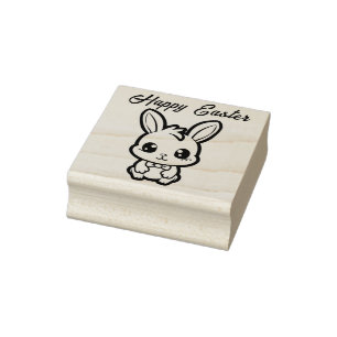 Tampons Encreurs 🐰Joyeuses Pâques Coutume Lapin Bénédictions