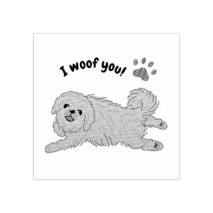Tampons Encreurs Joyeux Amoureux des chiens Pekingese Je Vous Oubli