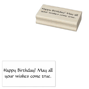 Tampons Encreurs Joyeux anniversaire ! Que tous vos voeux se réalis