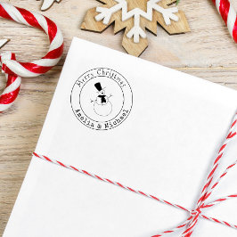 Tampons Encreurs Joyeux bonhomme de neige