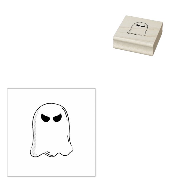 Tampons Encreurs Joyeux fantôme d'Halloween (Tamponné)